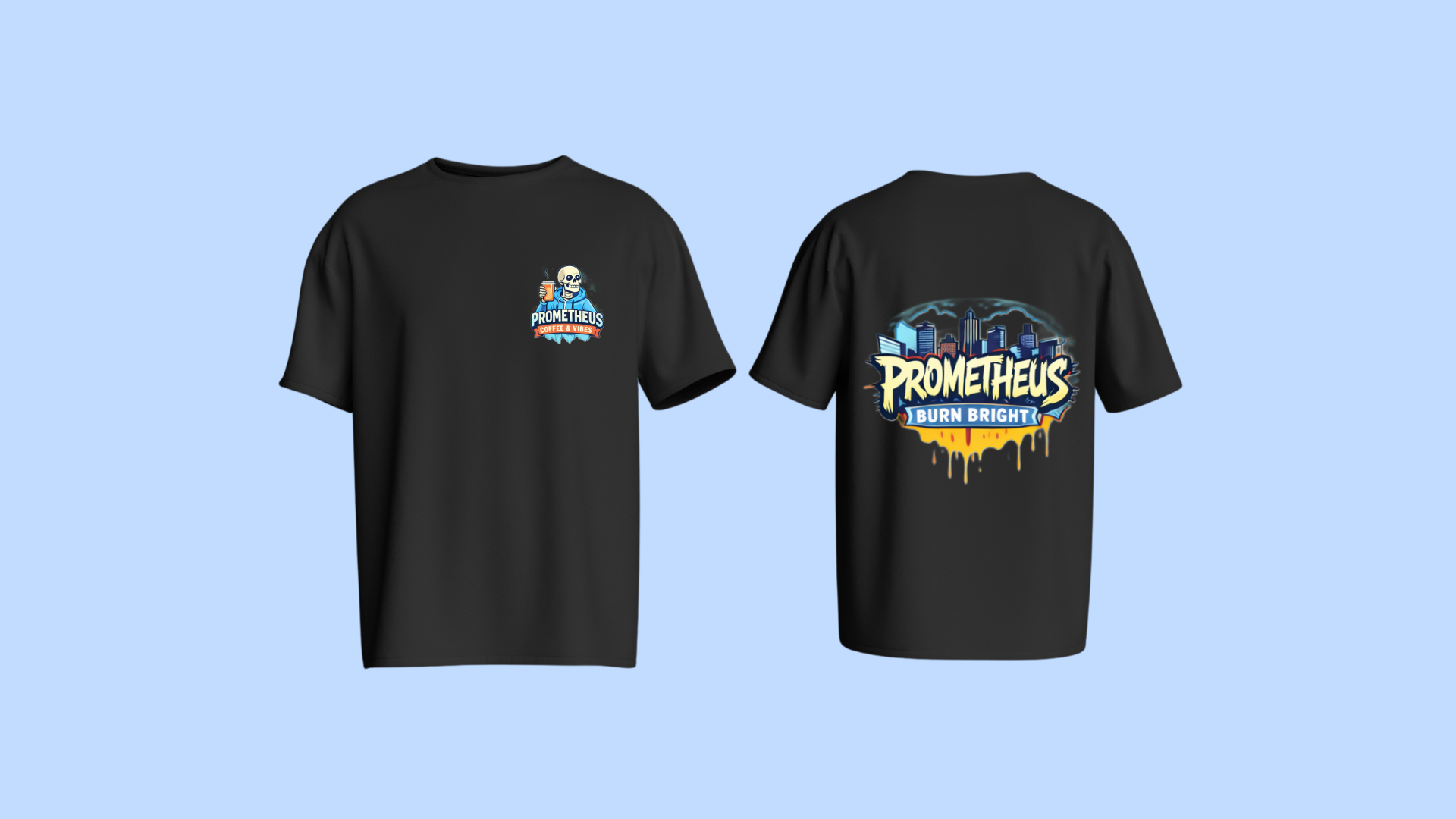 Prometheus 'Follow the Flame' Graphic T‑Shirt