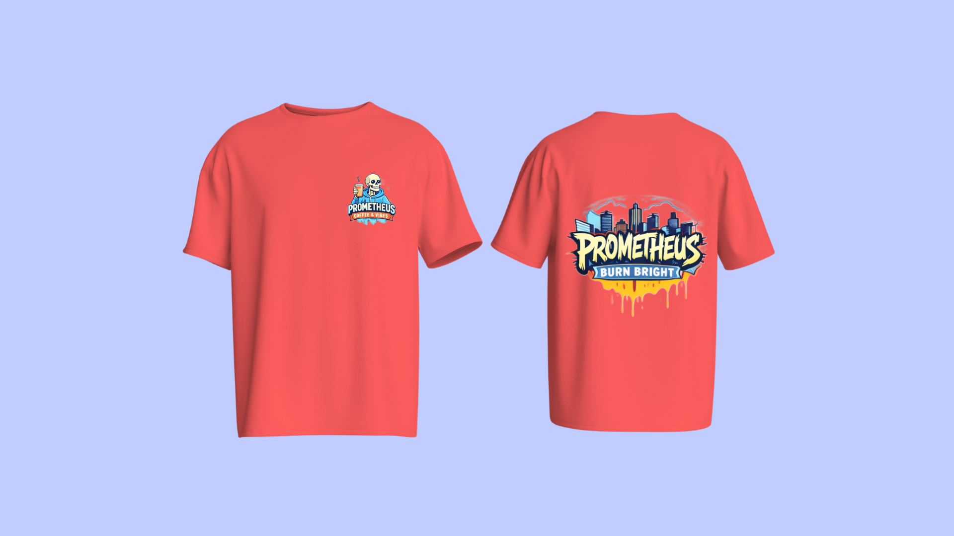 Prometheus 'Follow the Flame' Graphic T‑Shirt