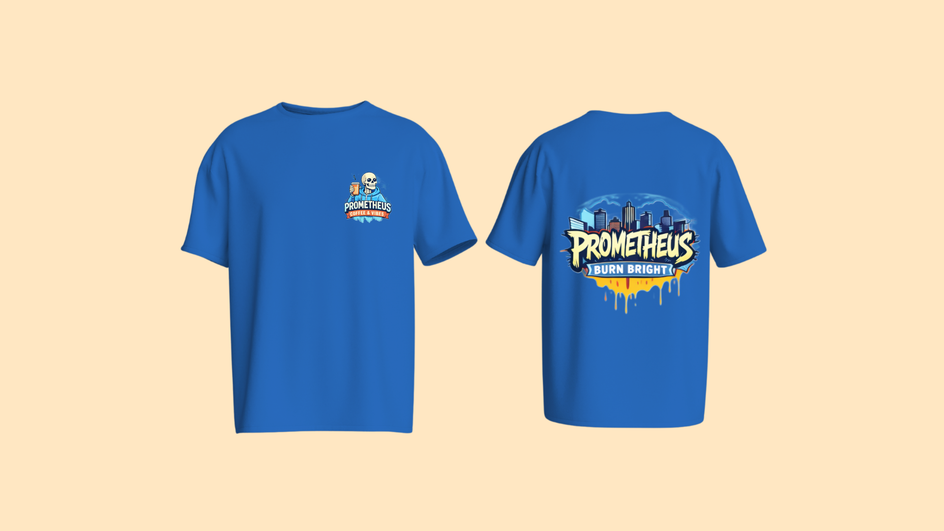 Prometheus 'Follow the Flame' Graphic T‑Shirt